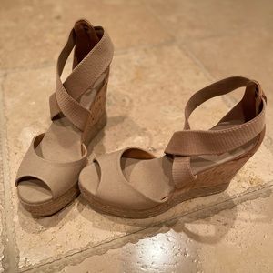 Tory Burch Wedge Sandals size 7